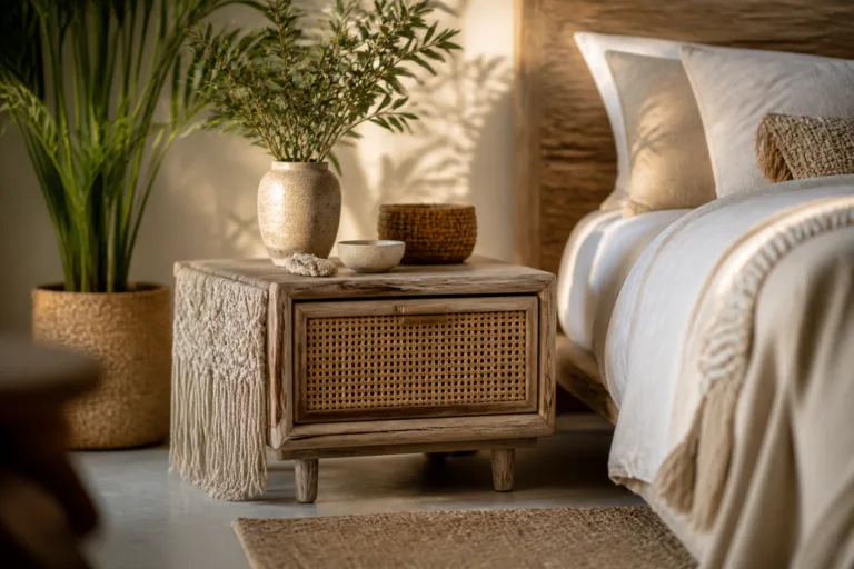11 Boho Chic Bedroom Nightstands That Elevate Your Space Instantly Wow