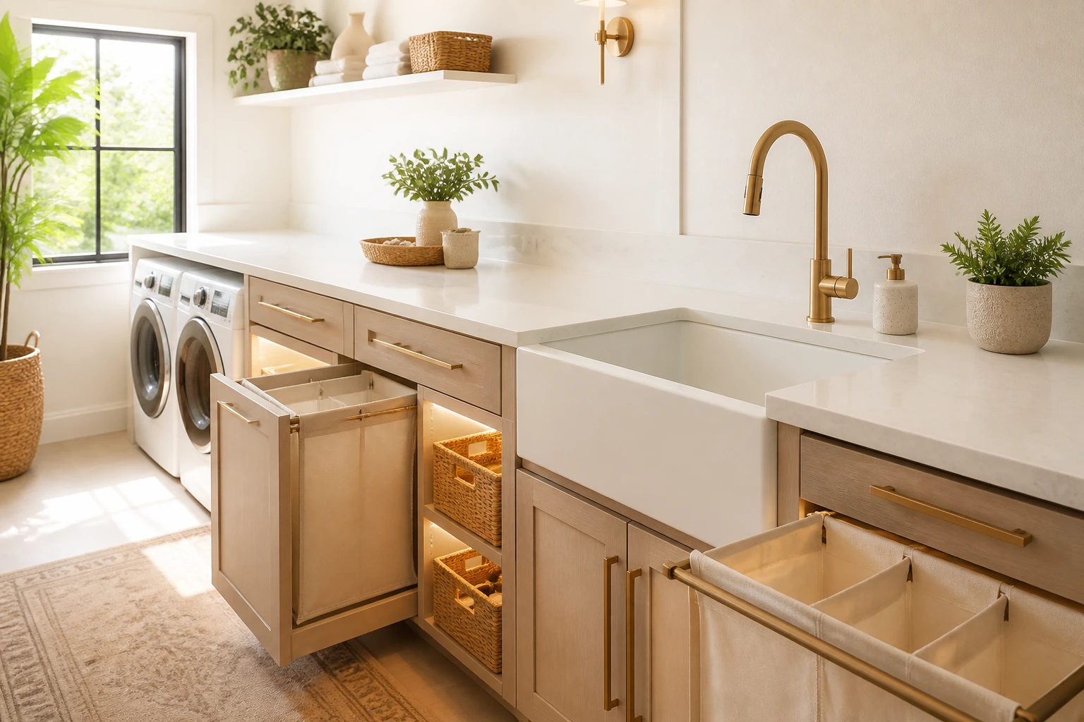11 Modern Laundry Rooms Ideas That Redefine Utility Spaces: Luxe & Practical
