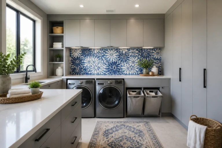 11 Contemporary Laundry Room Design Ideas for Modern Homes: Bold & Chic