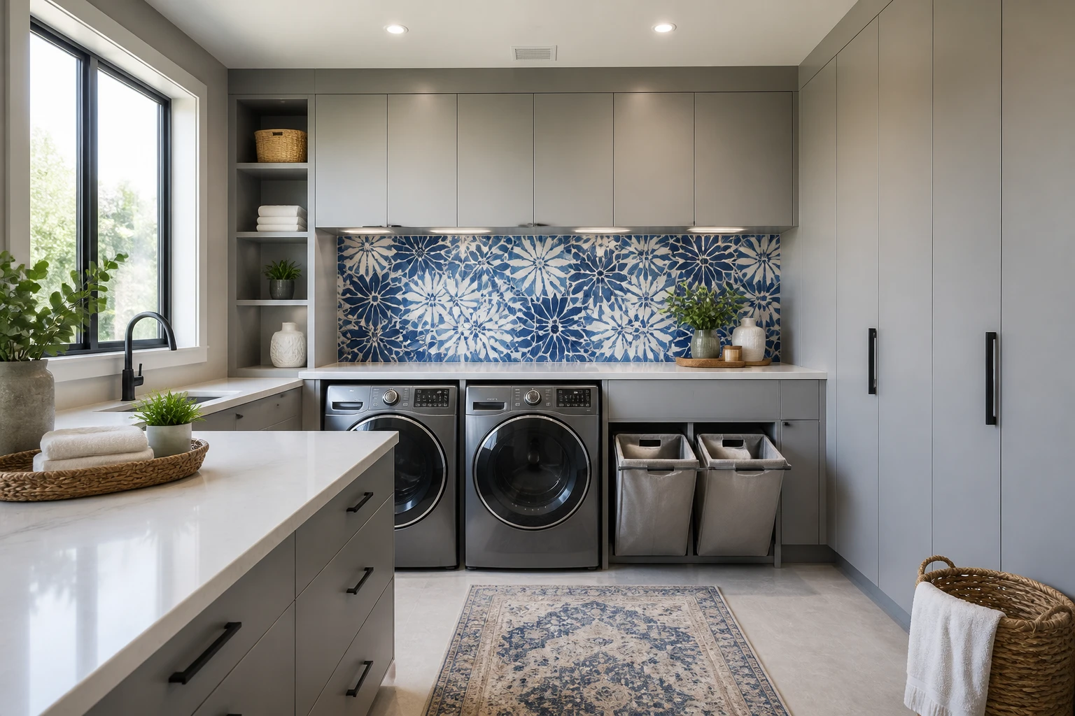 11 Contemporary Laundry Room Design Ideas for Modern Homes: Bold & Chic