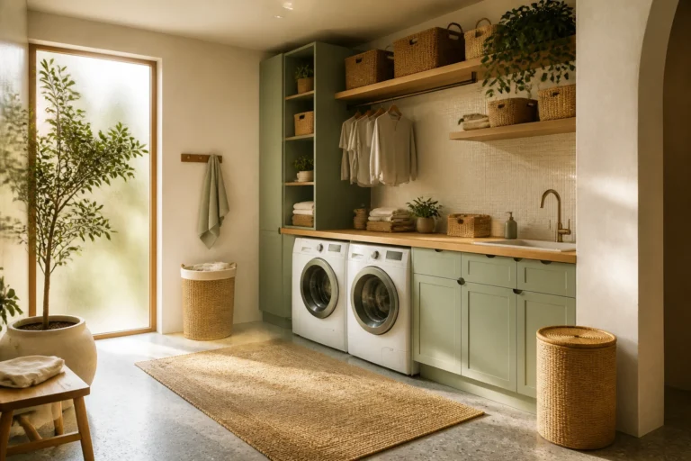 11 Organic Modern Laundry Room Ideas for a Calm, Minimal Look Unveiled