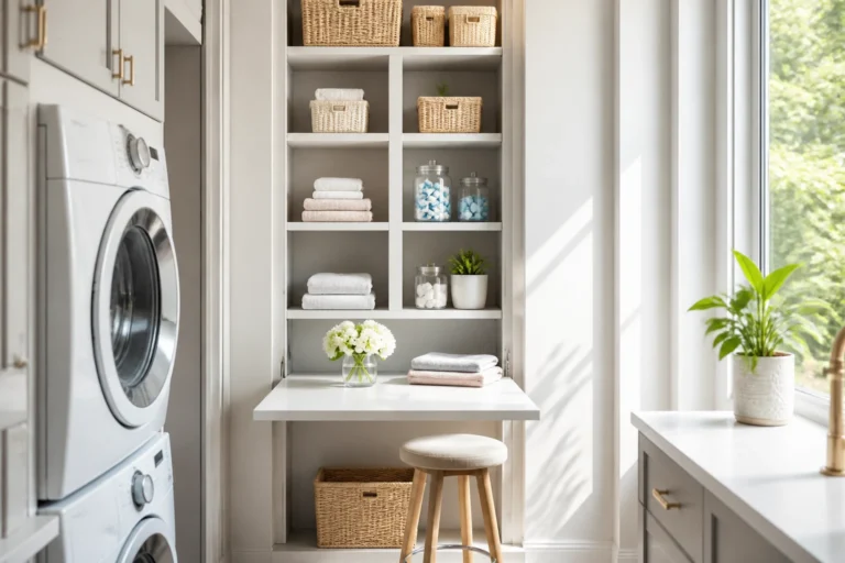 11 Compact Laundry Room Shelf Ideas for Tight Spaces: Tiny Space, Big Storage