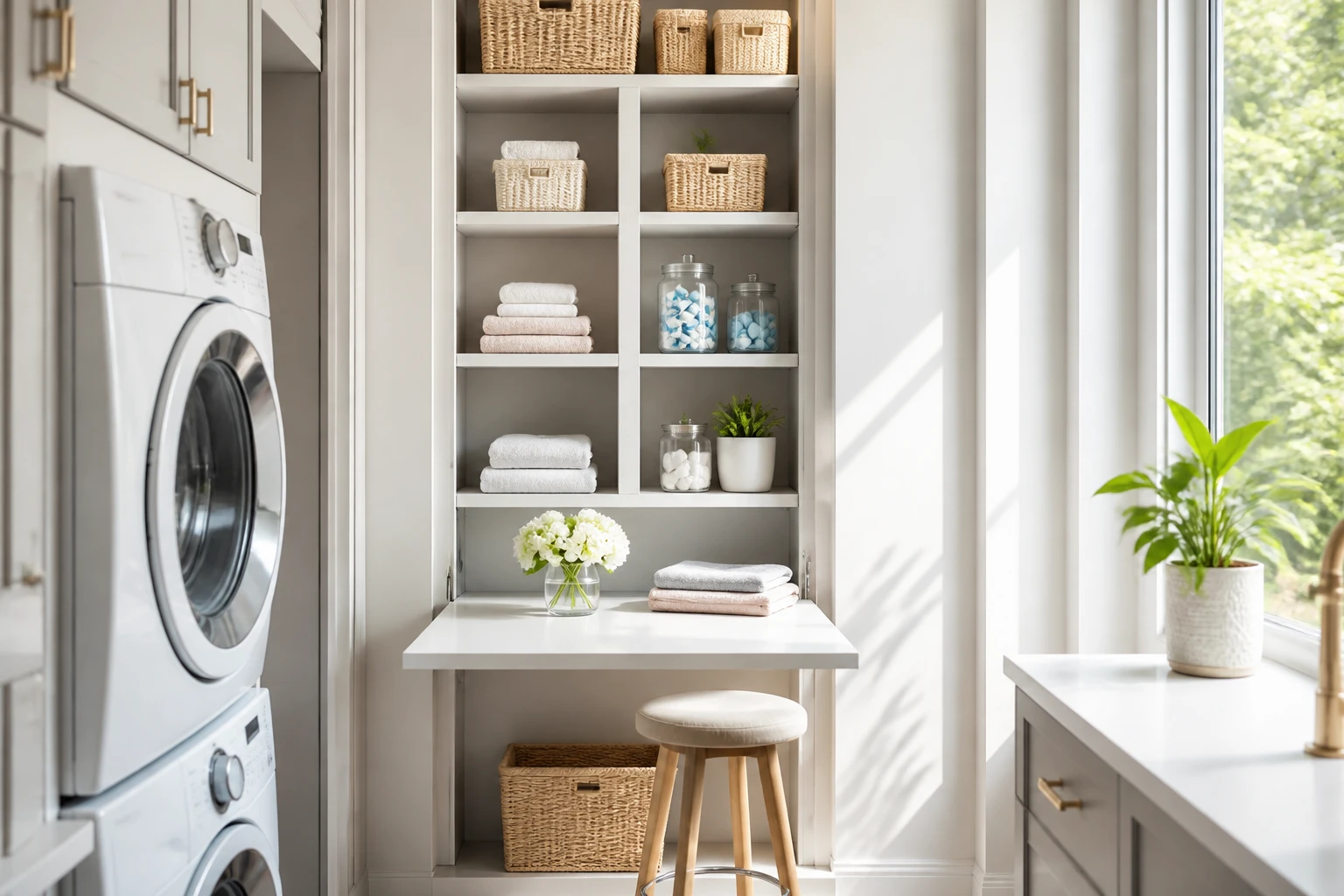 11 Compact Laundry Room Shelf Ideas for Tight Spaces: Tiny Space, Big Storage