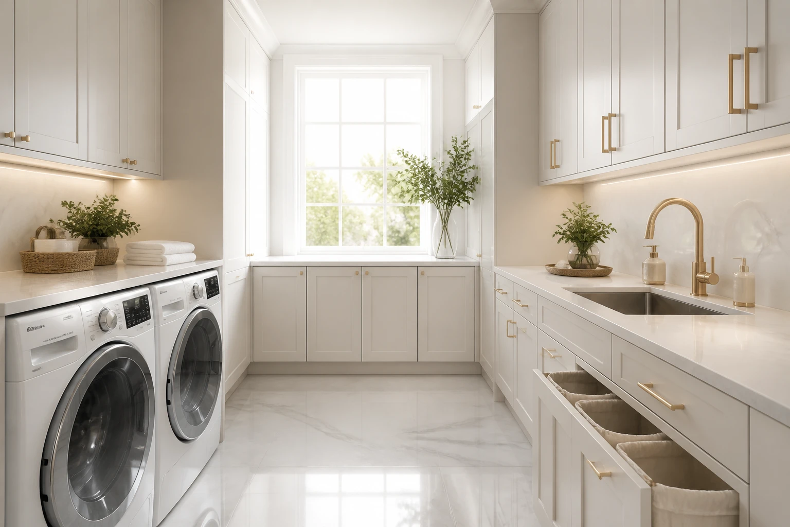 11 Hotel-Inspired Laundry Room Designs for a Polished Finish You’Ll Love