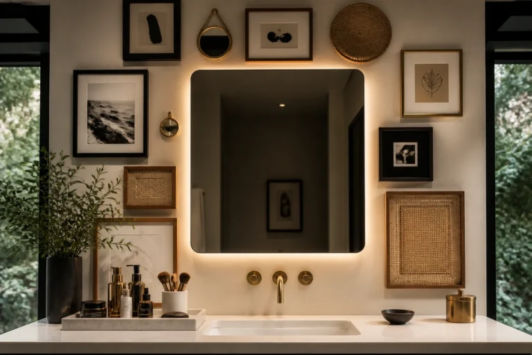 11 Bathroom Mirror Decor Ideas to Elevate Your Vanity Area Unveiled