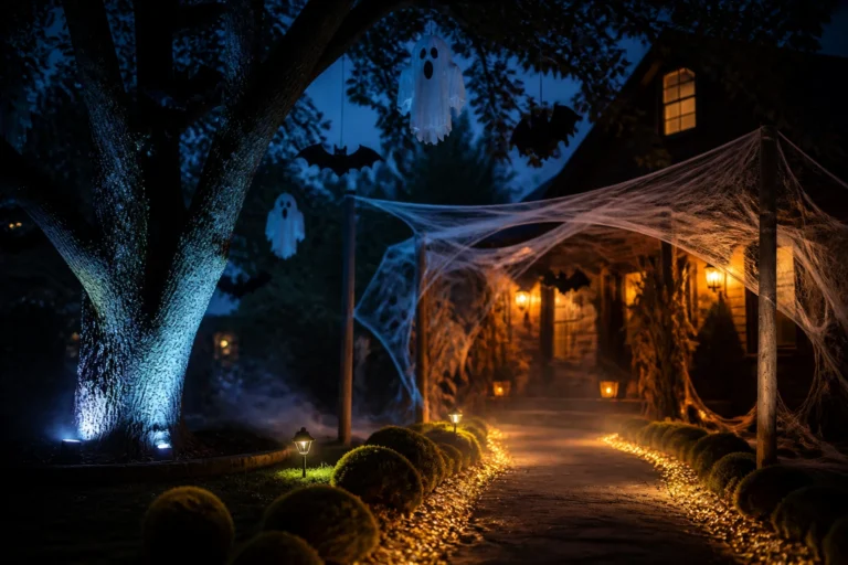 11 Outdoor Halloween Decor Ideas for Trees, Walkways, and Yards That Wow