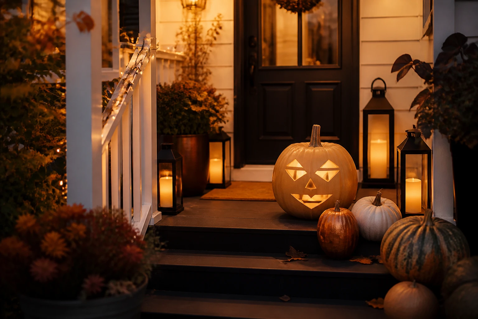 11 Halloween Front Porch Decorating Ideas That Boost Curb Appeal: Chic & Cozy