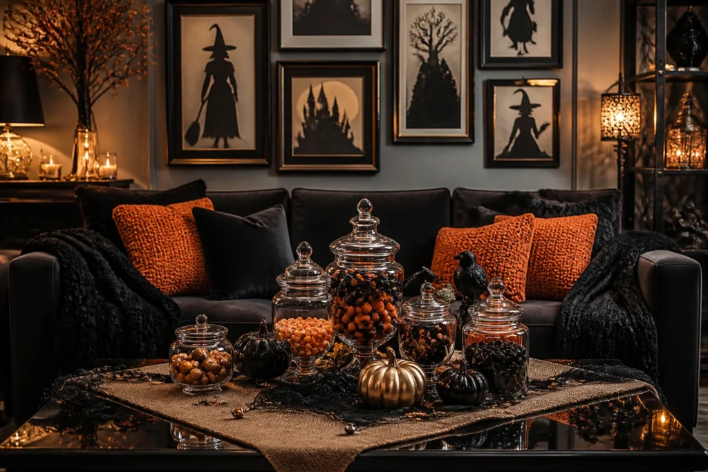 11 Halloween-Themed Living Room Decor Ideas You'Ll Want All Season, Spookily Cozy