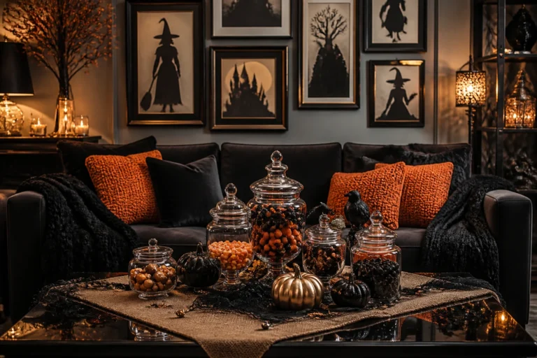 11 Halloween-Themed Living Room Decor Ideas You'Ll Want All Season, Spookily Cozy